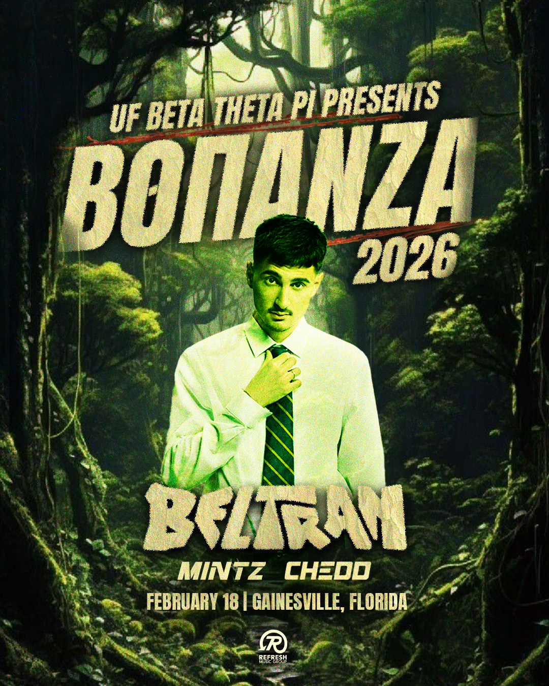 Beltran event promotion graphic